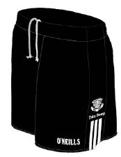 O'Neills Doonbeg GAA Shorts (Black White) 24